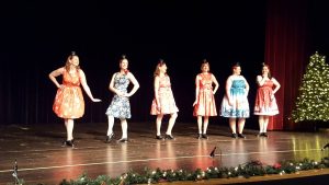 Dancers at the Community Christmas Show